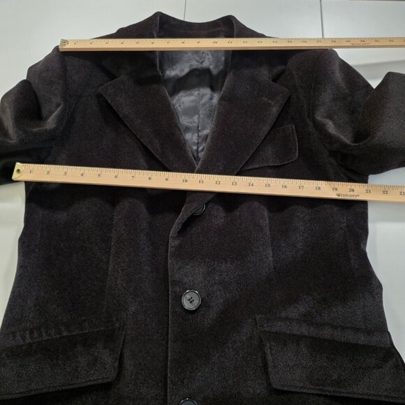 Just Cavalli Coat Men's IT 48 /US XXL Multicolor Fibers 3B Single Vent FLAWS - Picture 4 of 16